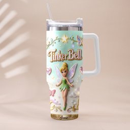Pixie Dust - Personalized Flying Fairy Tumbler With Handle – view 7
