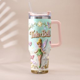 Pixie Dust - Personalized Flying Fairy Tumbler With Handle – view 8