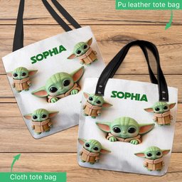 Cute Baby - Personalized The Force Tote Bag – view 4