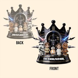 I'm Their Father/Grandpa - Personalized The Force Custom Shaped Acrylic Plaque – view 4