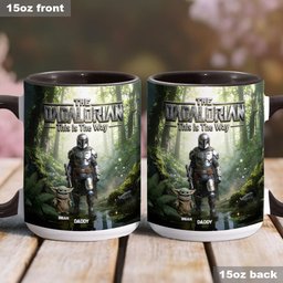 This Is The Way - Personalized The Force Accent Mug & Coaster – view 7