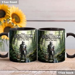 This Is The Way - Personalized The Force Accent Mug & Coaster – view 6
