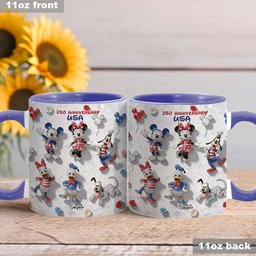 Friends 250 Anniversary - Personalized Mouse Accent Mug & Coaster – view 6