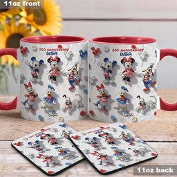 Friends 250 Anniversary - Personalized Mouse Accent Mug & Coaster – view 3