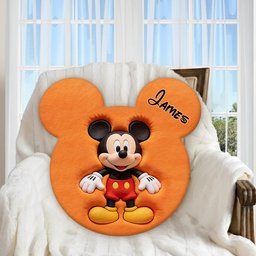 Magic Friends - Personalized Mouse Premium Faux Fur Pillow – view 5