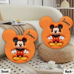 Magic Friends - Personalized Mouse Premium Faux Fur Pillow – view 6