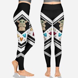 Too Cute I Am - Personalized The Force Hoodie and Leggings – view 3