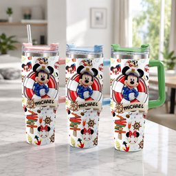 Cruising Friends - Personalized Dream Cruise Tumbler With Handle – view 2