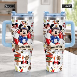 Cruising Friends - Personalized Dream Cruise Tumbler With Handle – view 4