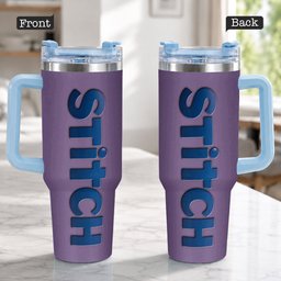 Ohana Tumbler with Charms - Personalized Ohana Tumbler With Handle – view 4