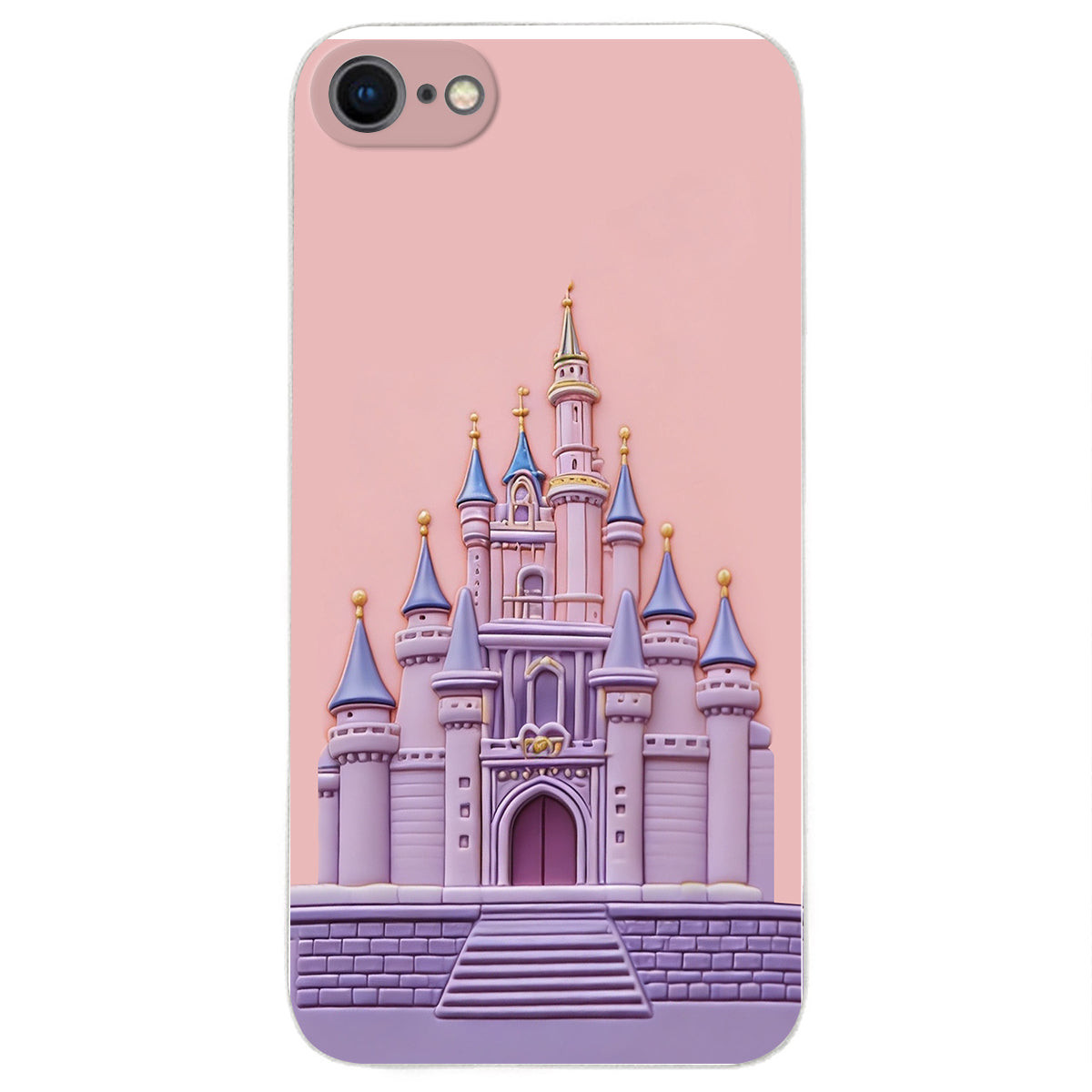 Magical Castle Friends Leather Phone Case & Charm Set - Personalized Mouse 3D Embossed Leather Phone Case – view 12