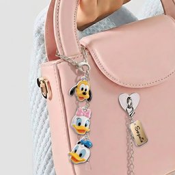 Magical Castle Friends Leather Phone Case & Charm Set - Personalized Mouse Dangling Charms – view 7