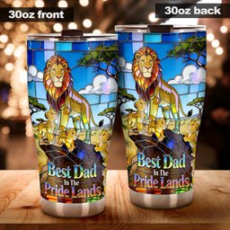 Best Dad In The Pride Lands - Personalized Tumbler – view 2