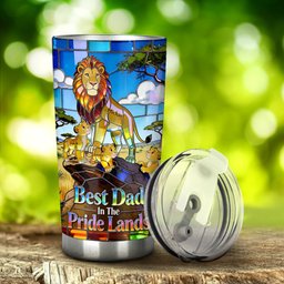 Best Dad In The Pride Lands - Personalized Tumbler – view 3