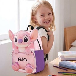 Ohana Means Family - Personalized Ohana Changeable Leather Patch Backpack – view 4