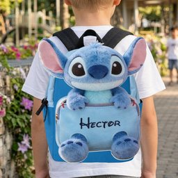 Ohana Means Family - Personalized Ohana Changeable Leather Patch Backpack – view 6