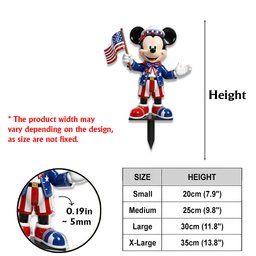 Magical Mouse Ears Independence Day Decoration - Personalized Mouse Acrylic Stake & Metal Sign – view 8