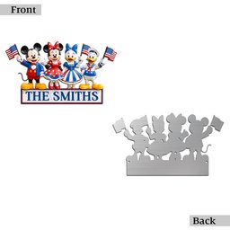 Magical Mouse Ears Independence Day Decoration - Personalized Mouse Acrylic Stake & Metal Sign – view 6