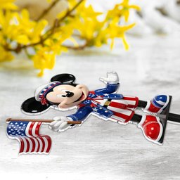 Magical Mouse Ears Independence Day Decoration - Personalized Mouse Acrylic Stake & Metal Sign – view 5