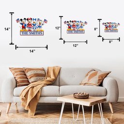 Magical Mouse Ears Independence Day Decoration - Personalized Mouse Acrylic Stake & Metal Sign – view 7