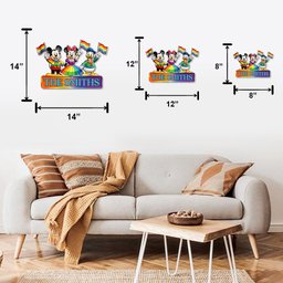 Pride Month Decoration - Personalized LGBT Support Acrylic Stake & Metal Sign – view 5
