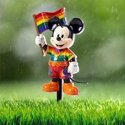 Pride Month Decoration - Personalized LGBT Support Acrylic Stake & Metal Sign – view 6