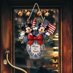 Celebrate Independence Day - Personalized Mouse Custom Shaped Wood Sign – view 3