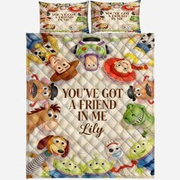 You Got A Friend In Me - Personalized Movie For Kids Quilt Set – view 2