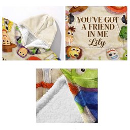 You Got A Friend In Me - Personalized Movie For Kids Blanket Hoodie – view 6