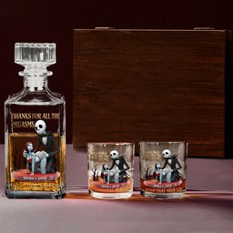 Keep That Shit Up Couple Gift - Personalized Nightmare Whiskey Decanter Set – view 2