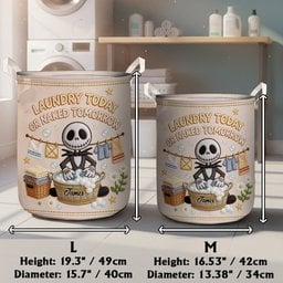 Laundry Today - Personalized Nightmare Storage Basket – view 7