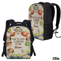You've Got A Friend In Me - Personalized Toy Story Backpack With Acrylic Charm – view 5