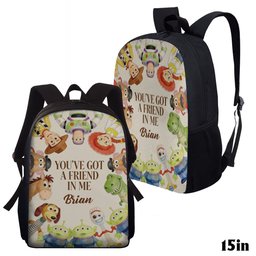 You've Got A Friend In Me - Personalized Toy Story Backpack With Acrylic Charm – view 6