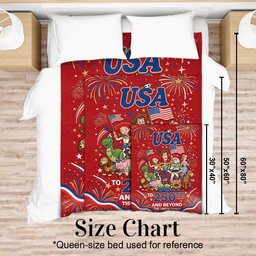 To 250th And Beyond - Personalized Movie For Kids Blanket – view 5