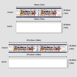 Party In The USA - Personalized Mouse Table Runner – view 5