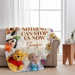 Nothing Can Stop Us Now - Personalized Mouse Blanket – view 2