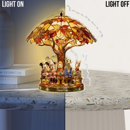 Magical Season - Personalized Mouse Acrylic LED Night Light – view 3