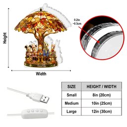 Magical Season - Personalized Mouse Acrylic LED Night Light – view 5
