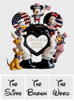 Patriotic Mouse - Personalized Mouse Custom Shaped Acrylic Plaque – view 7