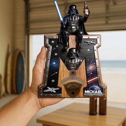 The Beer Force - Personalized The Force Wall Bottle Opener – view 5