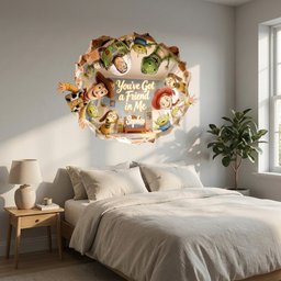 You'Ve Got A Friend In Me - Personalized Movie For Kids Decal Full – view 4