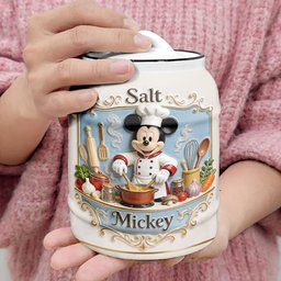 Magical Friends Kitchen Cooking Spice Container Set - Personalized Mouse Cookie Jar – view 4