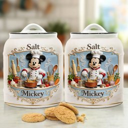 Magical Friends Kitchen Cooking Spice Container Set - Personalized Mouse Cookie Jar – view 3