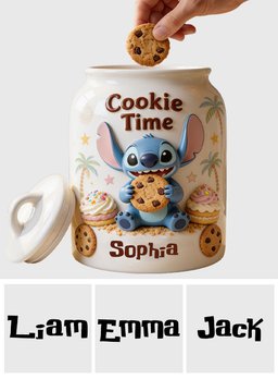Cookie Time - Personalized Ohana Cookie Jar – view 6