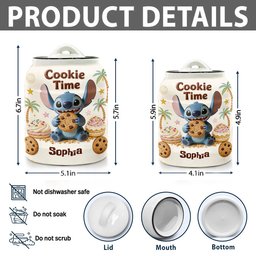 Cookie Time - Personalized Ohana Cookie Jar – view 5