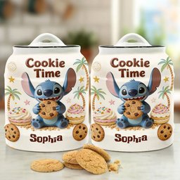 Cookie Time - Personalized Ohana Cookie Jar – view 3