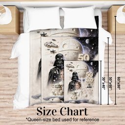 Dark Side 50th Anniversary - Personalized The Force Blanket – view 5