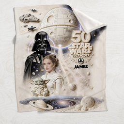 Dark Side 50th Anniversary - Personalized The Force Blanket – view 4