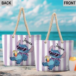 Ohana Summer Time - Personalized Ohana Beach Bag – view 3