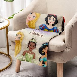 Castle Princess - Personalized Beautiful Princess Blanket – view 3